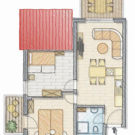 Apartament Ferienwohnung Toplaterne *